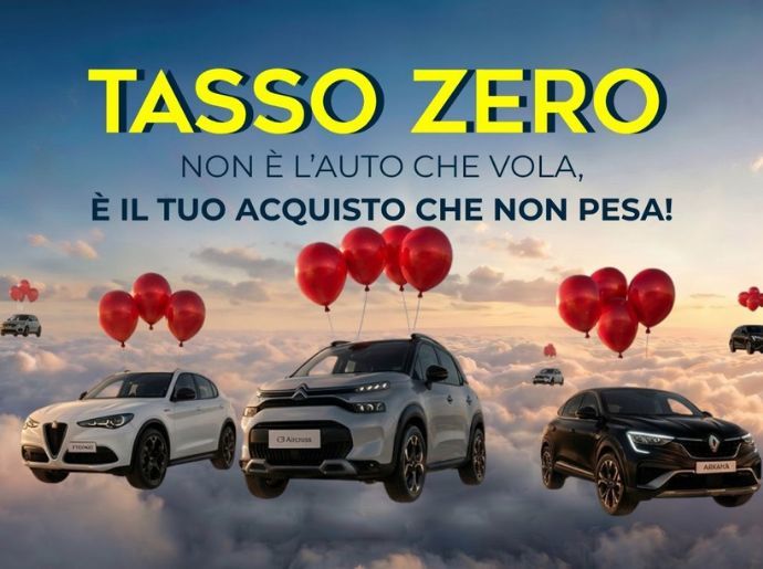 Offerte auto con finanziamento TAN 0% valide nelle sedi Auto Scala di Napoli e Caserta.