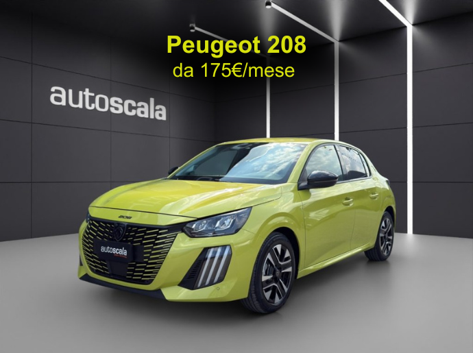 Peugeot 208 Allure disponibile a Napoli con rata 175 euro presso Auto Scala
